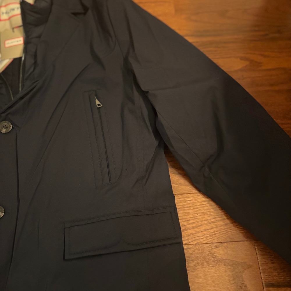 Hunter Navy Blue Men's Water Resistant Blazer Jacket Size L Aldgate NEW WITH TAG - Picture 8 of 13